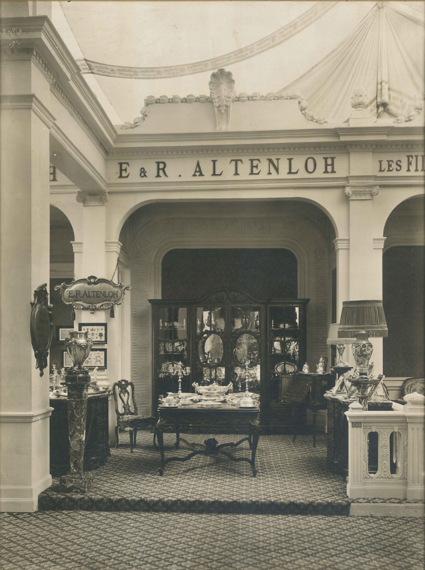 Photo historique de la bijouterie Altenloh à Bruxelles