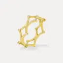 Bague or jaune 18Kt. 2,2g  diamant 0,09ct.